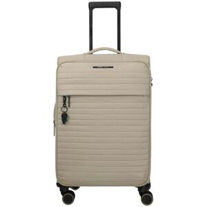 Stredný textilný kufor na kolieskach Travelite BARBARA Stepp M Satin nude Stredný textilný kufor na kolieskach Travelite BARBARA Stepp M Satin nude
