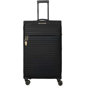 Veľký textilný kufor na kolieskach Travelite BARBARA Stepp L Black Veľký textilný kufor na kolieskach Travelite BARBARA Stepp L Black