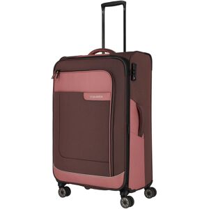 Veľký textilný kufor Travelite Viia 4w L Rose Veľký textilný kufor Travelite Viia 4w L Rose