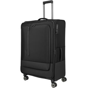 Veľký textilný kufor na kolieskach Travelite Crosslite XL Black Veľký textilný kufor na kolieskach Travelite Crosslite XL Black