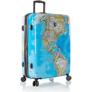 Veľký škrupinový kufor na kolieskach Heys Journey 3G L Blue Map Veľký škrupinový kufor na kolieskach Heys Journey 3G L Blue Map
