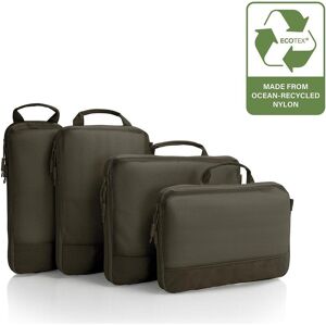 Cestovne organizery Heys Ecotex Compression Packing Cube 4 Pc Set Green Moss Cestovne organizery Heys Ecotex Compression Packing Cube 4 Pc Set Green Moss