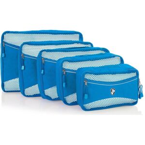Cestovne organizery Heys Eco Packing Cube 5pc Set II Blue Cestovne organizery Heys Eco Packing Cube 5pc Set II Blue