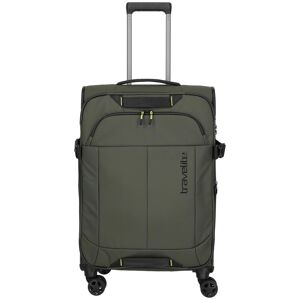 Stredný textilný kufor na kolieskach Travelite Briize M Khaki Stredný textilný kufor na kolieskach Travelite Briize M Khaki