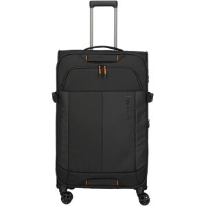 Veľký textilný kufor na kolieskach Travelite Briize L Black Veľký textilný kufor na kolieskach Travelite Briize L Black