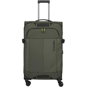 Veľký textilný kufor na kolieskach Travelite Briize L Khaki Veľký textilný kufor na kolieskach Travelite Briize L Khaki