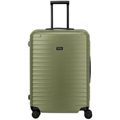 Stredný škrupinový kufor Titan Overseas M plus Forest green Stredný škrupinový kufor Titan Overseas M plus Forest green