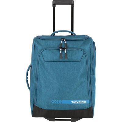 Cestovná taška na kolieskach Travelite Kick Off Wheeled Duffle S Petrol Cestovná taška na kolieskach Travelite Kick Off Wheeled Duffle S Petrol