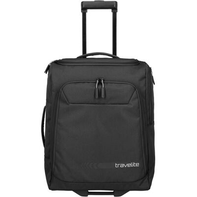 Cestovná taška na kolieskach Travelite Kick Off Wheeled Duffle S Black Cestovná taška na kolieskach Travelite Kick Off Wheeled Duffle S Black