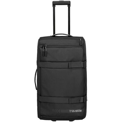 Cestovná taška na kolieskach Travelite Kick Off Wheeled Duffle L Black Cestovná taška na kolieskach Travelite Kick Off Wheeled Duffle L Black