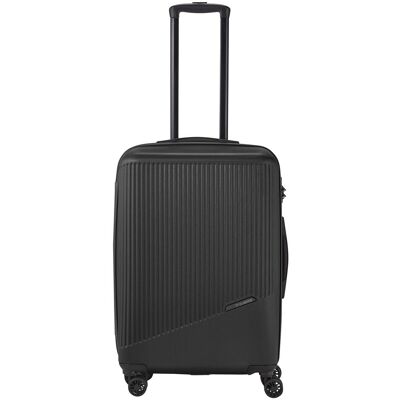 Stredný škrupinový kufor na kolieskach Travelite Bali M Black Stredný škrupinový kufor na kolieskach Travelite Bali M Black