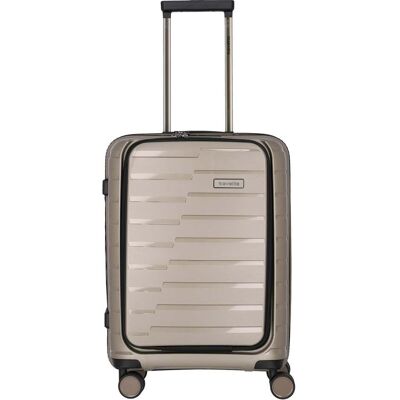Palubný kufor na notebook Travelite Air Base 4w S Front pocket Champagne Palubný kufor na notebook Travelite Air Base 4w S Front pocket Champagne