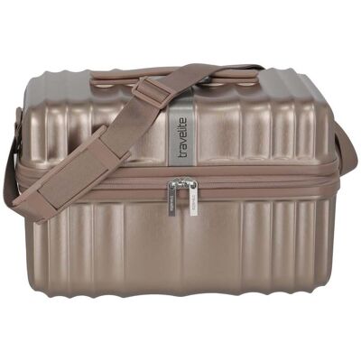 Kufrík na kozmetiku Travelite Paros Beauty Case Cappuccino Kufrík na kozmetiku Travelite Paros Beauty Case Cappuccino