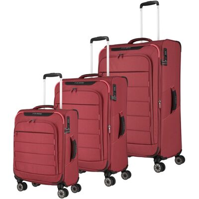 Sada cestovných kufrov Travelite Skaii 4w S,M,L Red Sada cestovných kufrov Travelite Skaii 4w S,M,L Red