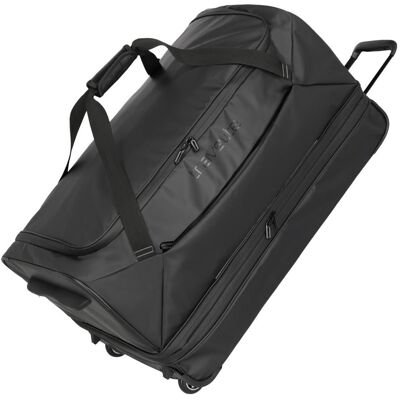 Cestovná taška na kolieskach Travelite Basics Wheeled duffle expand Black Cestovná taška na kolieskach Travelite Basics Wheeled duffle expand Black