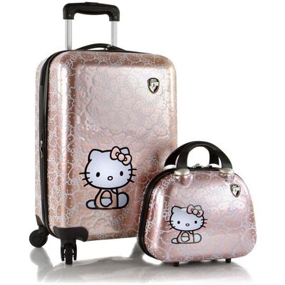 Detský kufrík Heys Kids Hello Kitty Metallic - súprava 2 ks Detský kufrík Heys Kids Hello Kitty Metallic - súprava 2 ks