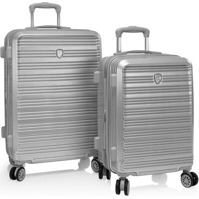 Sada cestovných kufrov Heys AeroLite S,M Silver Sada cestovných kufrov Heys AeroLite S,M Silver