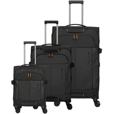 Sada cestovných kufrov Travelite Briize S,M,L Black Sada cestovných kufrov Travelite Briize S,M,L Black