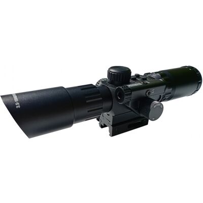 Kandar Puškohľad 3,5-10x40 SFP s červeným podsvietením a laserom Kandar Puškohľad 3,5-10x40 SFP s červeným podsvietením a laserom