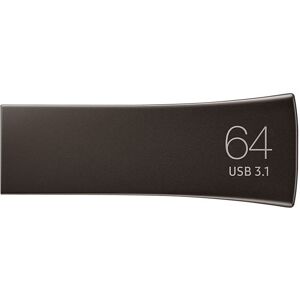 USB kľúč Samsung BAR Plus, 64 GB, USB 3.1, sivý