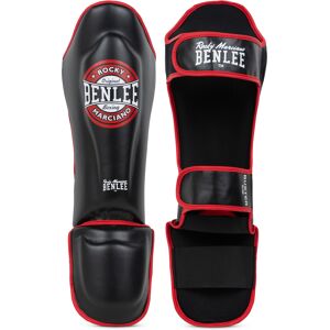 Benlee Lonsdale Artificial Leather Shin Guards (1 Pair) Čierna L Benlee Lonsdale Artificial Leather Shin Guards (1 Pair) Čierna L