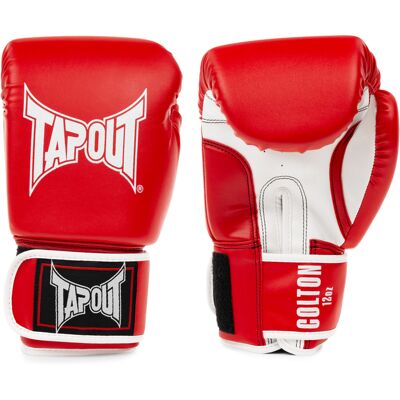 Tapout Artificial Leather Boxing Gloves (1pair) Červená 14 Oz Tapout Artificial Leather Boxing Gloves (1pair) Červená 14 Oz