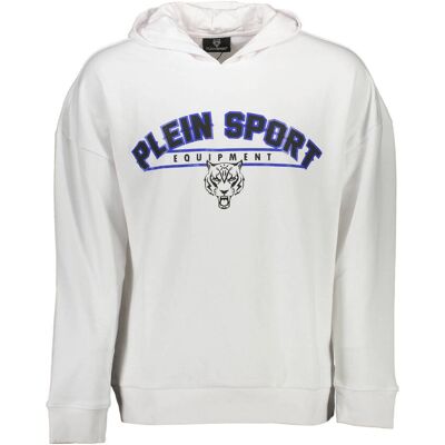 Biela Mikina Plein Sport S Kapucňou Biela L Biela Mikina Plein Sport S Kapucňou Biela L
