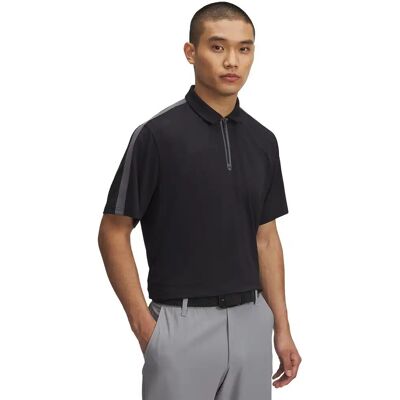 Men'S T-Shirt Under Armour Drive Zip Polo Čierna S Men'S T-Shirt Under Armour Drive Zip Polo Čierna S