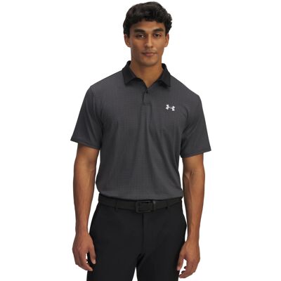Men'S T-Shirt Under Armour Ua T2g Printed Polo Šedá S Men'S T-Shirt Under Armour Ua T2g Printed Polo Šedá S