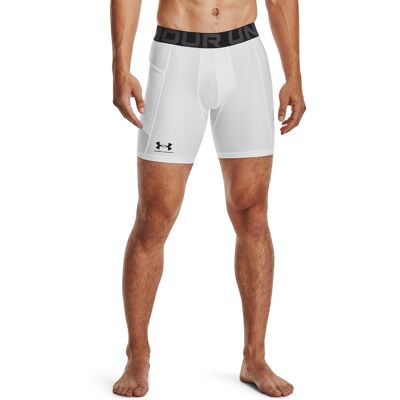Men'S Under Armour Heatgear Shorts - White Šedá Xs Men'S Under Armour Heatgear Shorts - White Šedá Xs