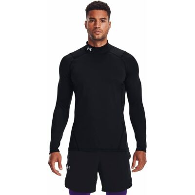 Men'S T-Shirt Under Armour Cg Armour Fitted Mock Čierna M Men'S T-Shirt Under Armour Cg Armour Fitted Mock Čierna M