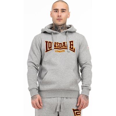 Lonsdale Men'S Hooded Sweatshirt Slim Fit Šedá S Lonsdale Men'S Hooded Sweatshirt Slim Fit Šedá S