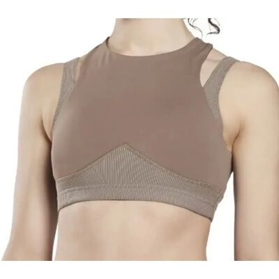 Reebok - Slayered Bra Top Hnedá M Reebok - Slayered Bra Top Hnedá M