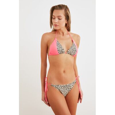 Bikiny Spodný Diel Trendyol Patterned Krémová 40 Bikiny Spodný Diel Trendyol Patterned Krémová 40