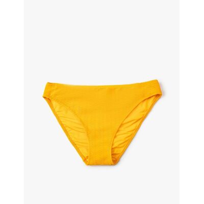 Koton Textured Bikini Bottoms, Normal Waist Oranžová 42 Koton Textured Bikini Bottoms, Normal Waist Oranžová 42
