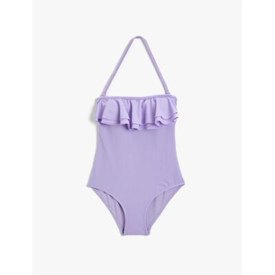 Koton Frilled Swimwear Fialová 34 Koton Frilled Swimwear Fialová 34
