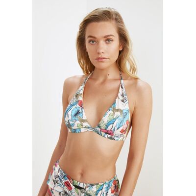 Bikiny Vrchný Diel Trendyol Patterned Šedá 34 Bikiny Vrchný Diel Trendyol Patterned Šedá 34