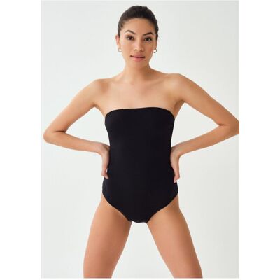 Dagi Black Strapless Swimwear Čierna 36 Dagi Black Strapless Swimwear Čierna 36