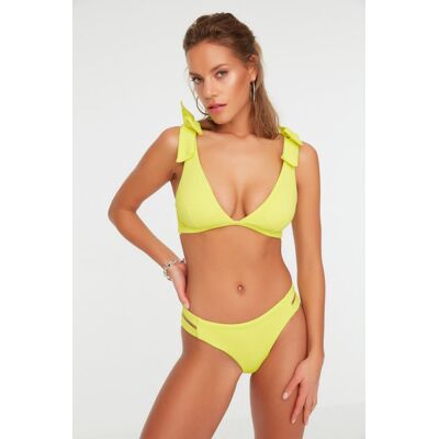 Bikiny Spodný Diel Trendyol Basic Žltá 44 Bikiny Spodný Diel Trendyol Basic Žltá 44