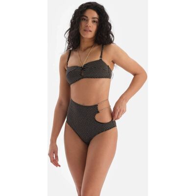 Dagi Black Top Bikín Bez Ramienok Čierna 42 Dagi Black Top Bikín Bez Ramienok Čierna 42