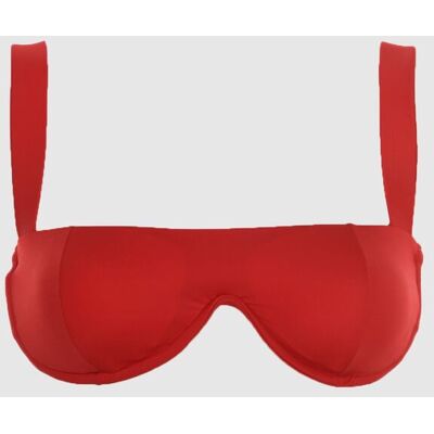 Trendyol Reverse V Balen Bikini Top Červená 36 Trendyol Reverse V Balen Bikini Top Červená 36
