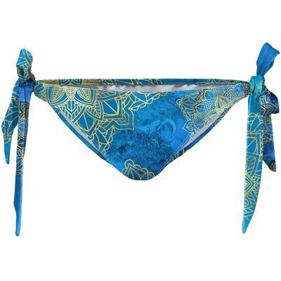 Bikiny Spodný Diel Mr. Gugu & Miss Go Gold Boho Modrá S Bikiny Spodný Diel Mr. Gugu & Miss Go Gold Boho Modrá S