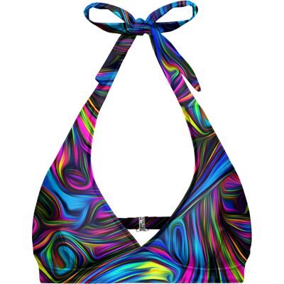 Dámske Oblečenie Aloha From Deer Afd_spill_the_tint_halter_neck_bikini_top_bth_afd881_blue Čierna S Dámske Oblečenie Aloha From Deer Afd_spill_the_tint_halter_neck_bikini_top_bth_afd881_blue Čierna S