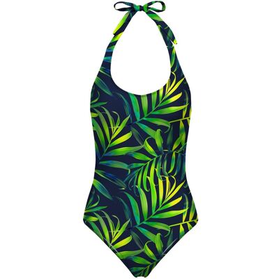 Dámske Plavky Mr. Gugu & Miss Go Tropical Power Open Back Modrá S Dámske Plavky Mr. Gugu & Miss Go Tropical Power Open Back Modrá S