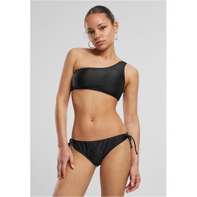 Urban Classics Women'S Asymmetrical Bikini - Black Čierna S Urban Classics Women'S Asymmetrical Bikini - Black Čierna S