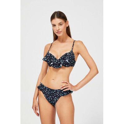Marisse Dámske Bikiny Moodo S Volánikom Čierna S Marisse Dámske Bikiny Moodo S Volánikom Čierna S