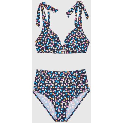 Marisse Dámske Bodkované Bikiny Čierna Xs Marisse Dámske Bodkované Bikiny Čierna Xs