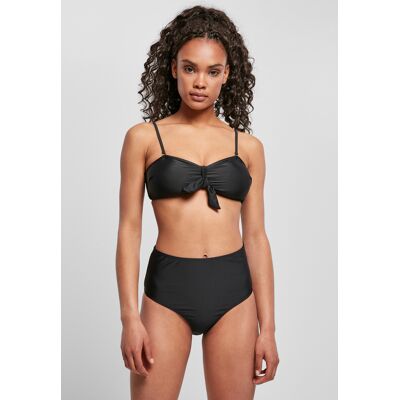 Urban Classics Women'S High Waisted Balcony Bikini Black Šedá Xs Urban Classics Women'S High Waisted Balcony Bikini Black Šedá Xs