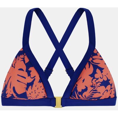 Blue-Pink Floral Top Of Swimwear Dorina - Women Modrá Xs Blue-Pink Floral Top Of Swimwear Dorina - Women Modrá Xs