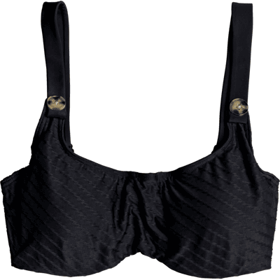 Bikiny Top Dámsky Roxy Golden Breeze Čierna M Bikiny Top Dámsky Roxy Golden Breeze Čierna M